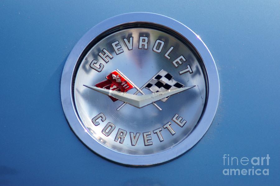 Corvette Emblem #1 Photograph by Neil Zimmerman