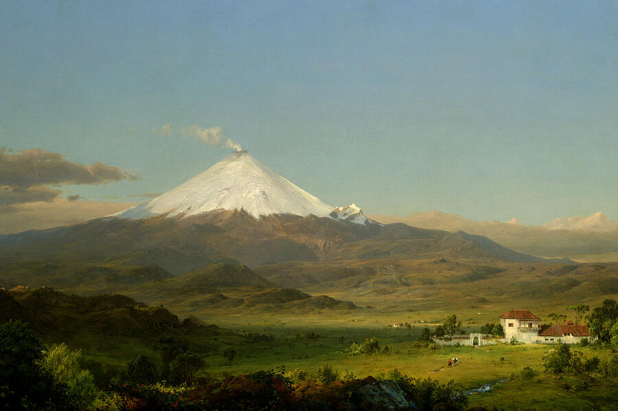Cotopaxi, from 1855 Painting by Frederic Edwin Church