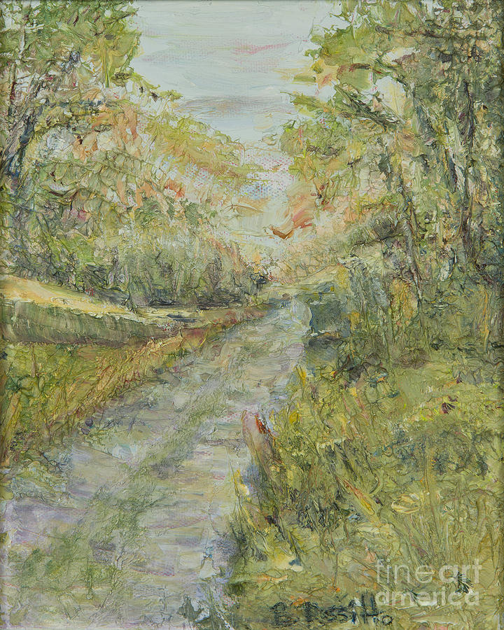 Country Path Sunset #1 Painting by B Rossitto