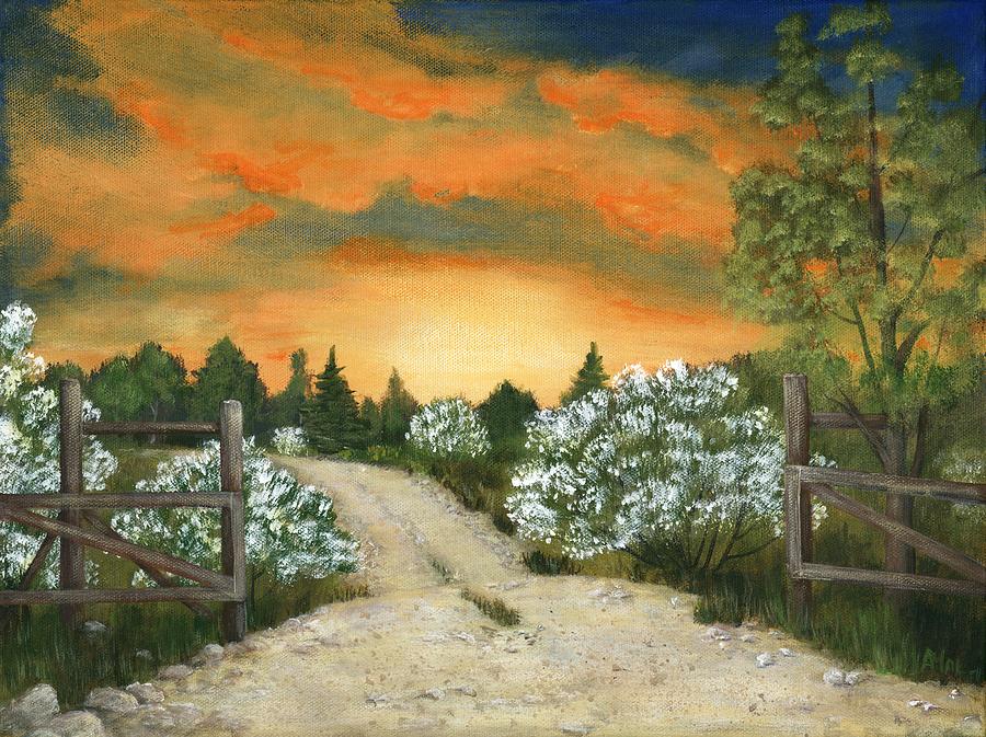 Country Road #2 Painting by Anastasiya Malakhova