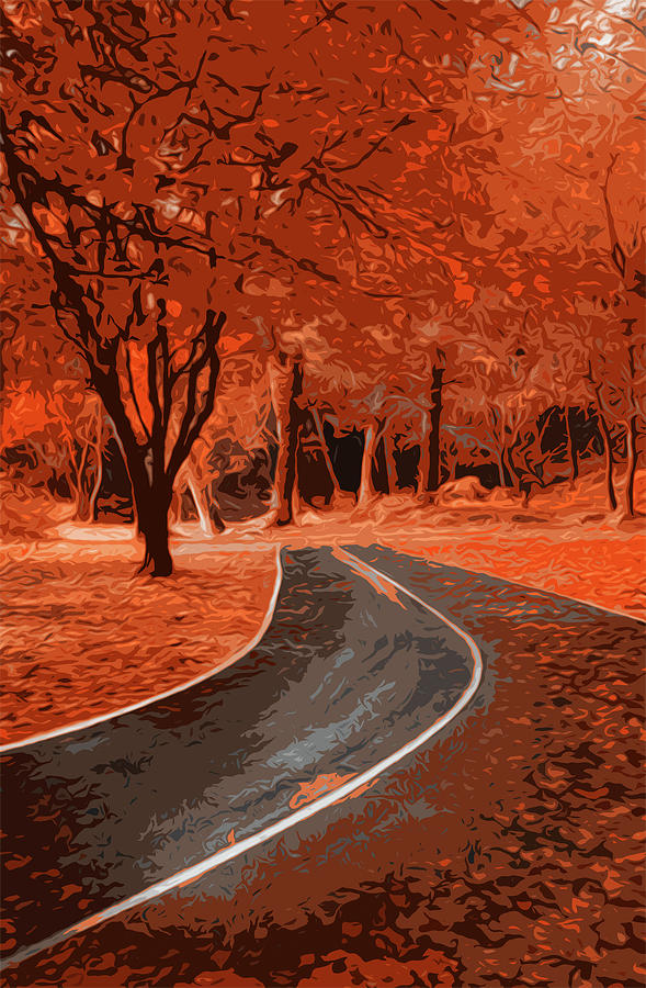 Country Roads #1 Painting by AM FineArtPrints