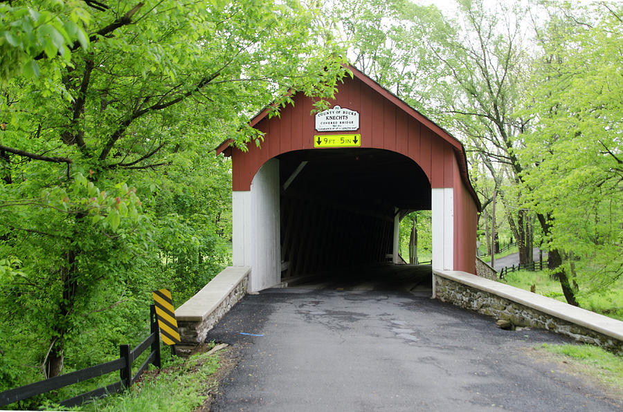County of Bucks - Knechts Covered Bridge #1 Photograph by Bill Cannon