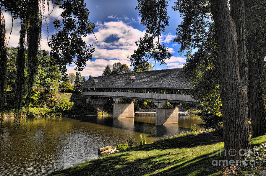 Covered Bridge Photograph - Covered Bridge  #1 by Chris Fleming