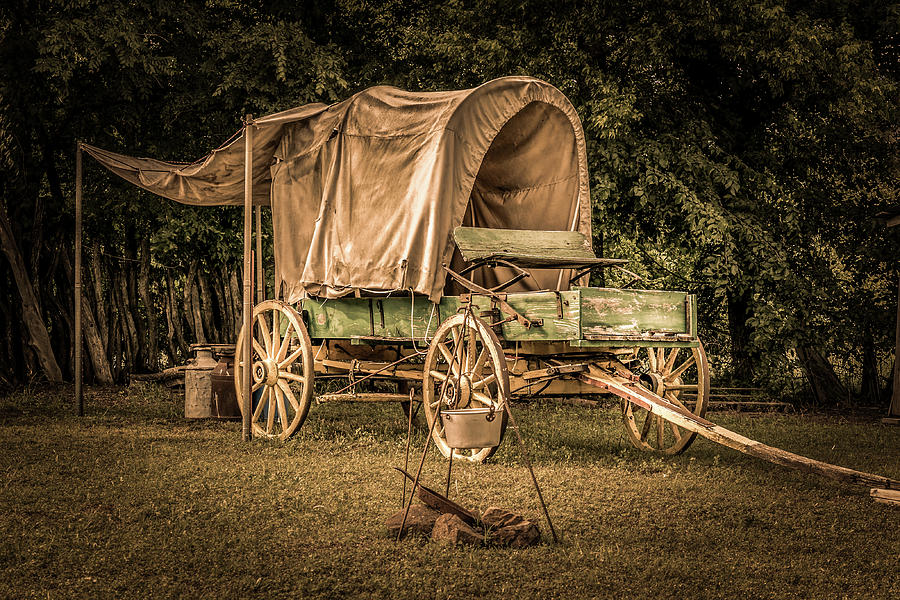 Covered Wagon #1 Photograph by Doug Long