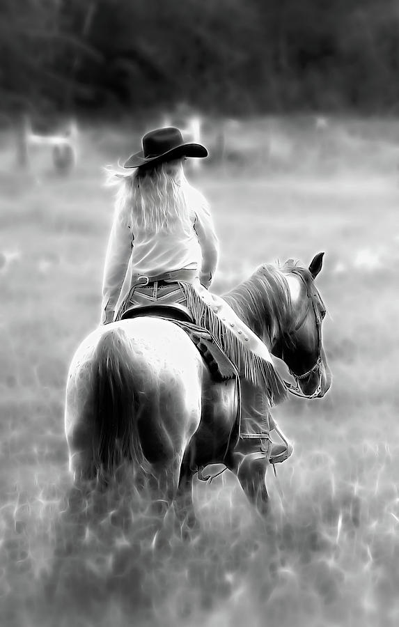 Cowgirls Ride III #1 Photograph by Athena Mckinzie