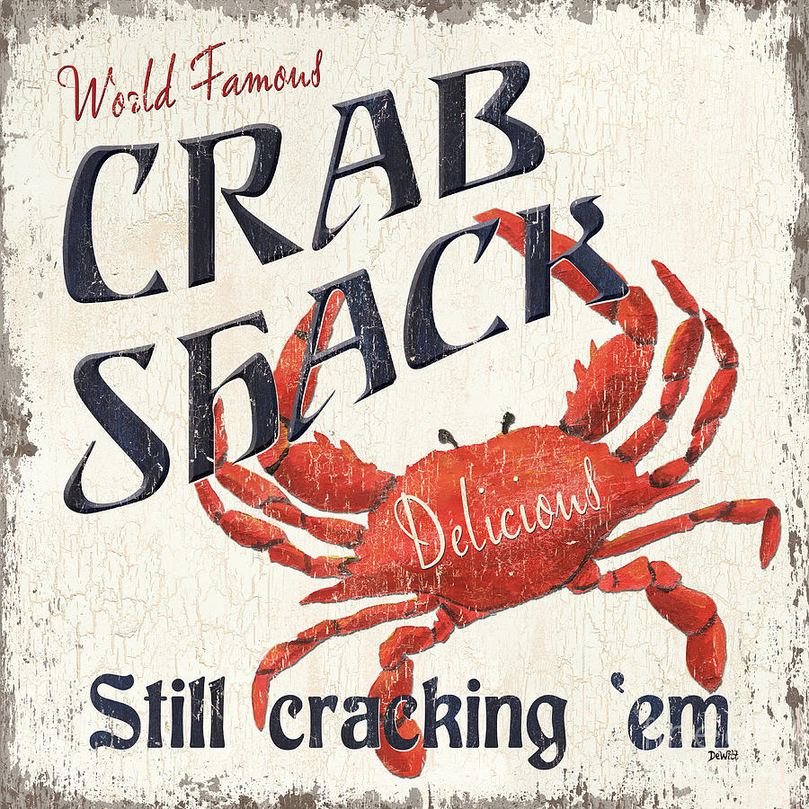 Crab Shack #2 Painting by Debbie DeWitt