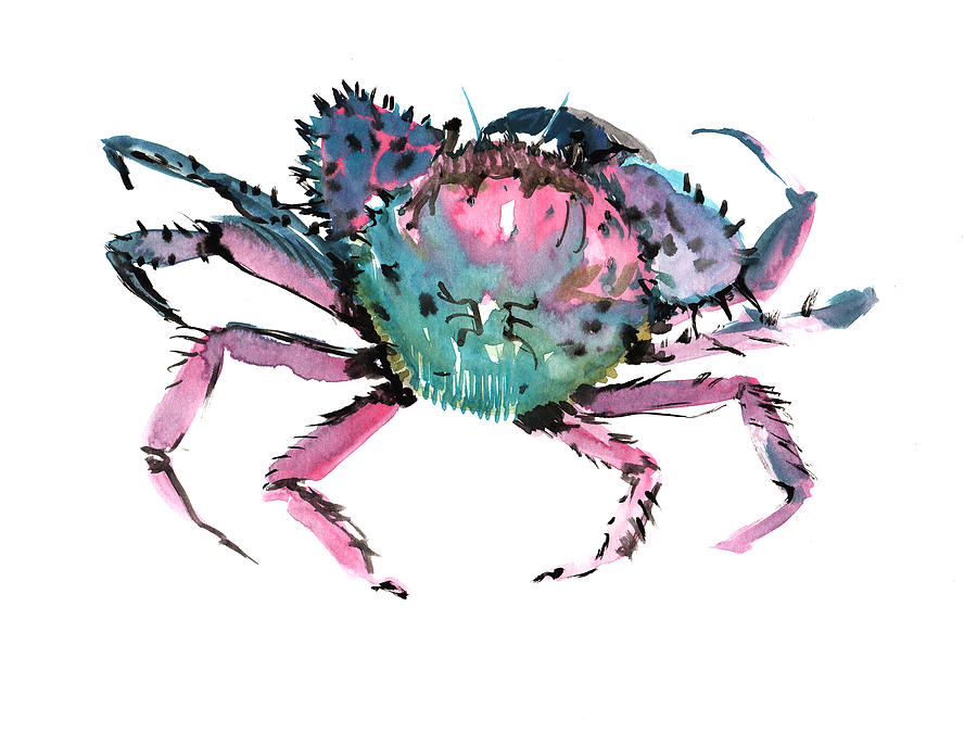 Crab #1 Painting by Suren Nersisyan