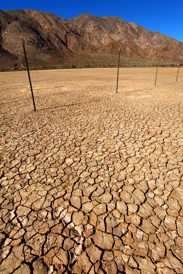 Cracked Dry Lake Bed Photograph by Stephen Dennstedt