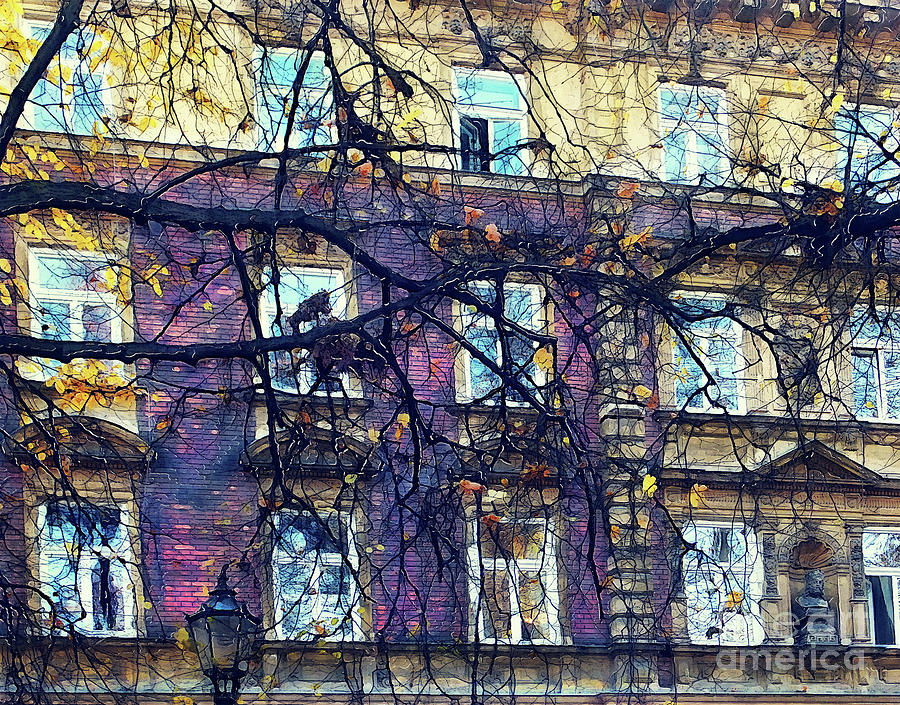 Cracow architecture #1 Painting by Justyna Jaszke JBJart