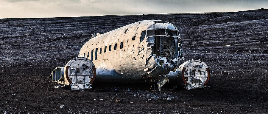 Crashed DC-3 #1 Photograph by James Billings