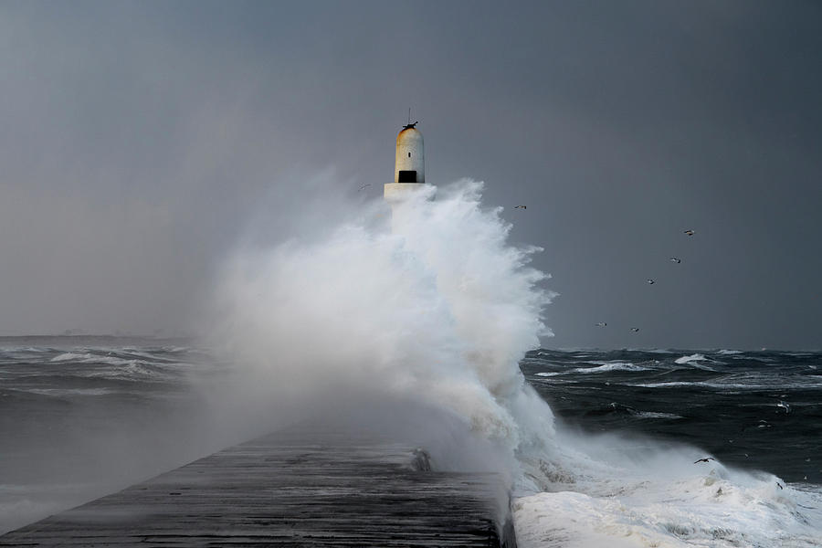 Crashing Waves #1 Photograph by Veli Bariskan
