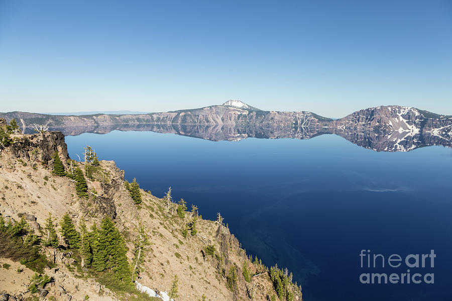 Crater lake in Oregon, USA #1 Photograph by Didier Marti