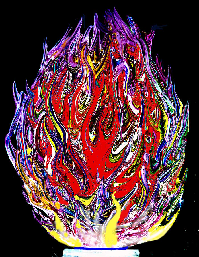 Creative Flame Painting by Pj LockhArt