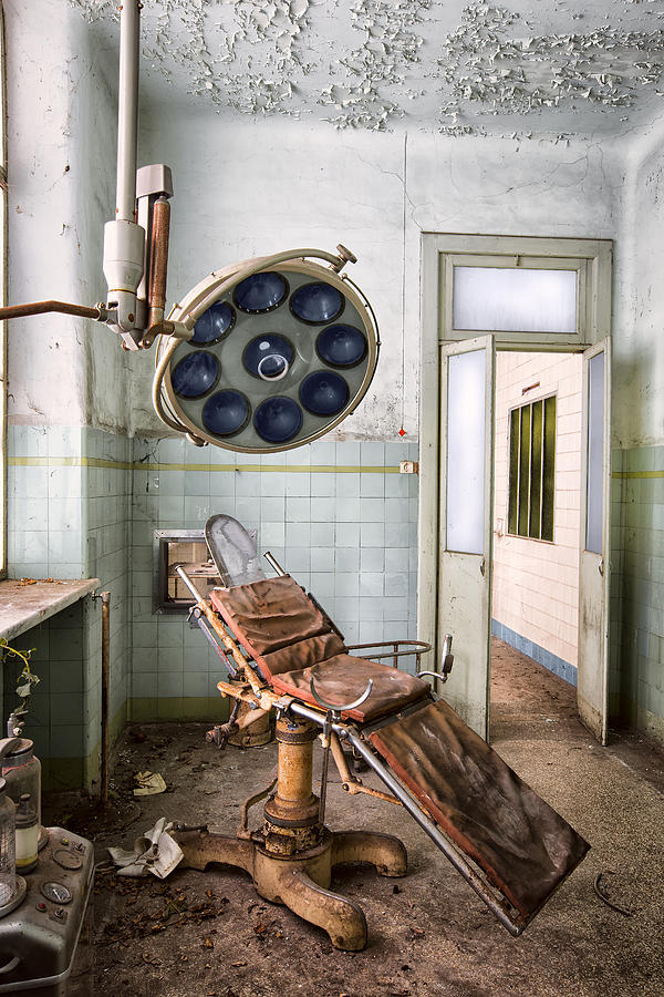 Lost hope surgery - deserted hospital Photograph by Dirk Ercken