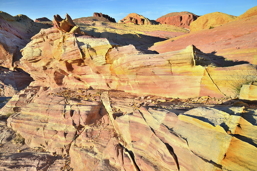 Cresting Wave of Color in Valley of Fire #1 Photograph by Ray Mathis