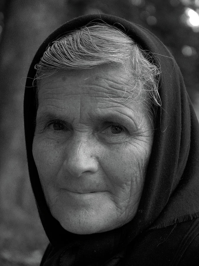 Portrait Photograph - Croatian Grandmother #1 by Don Wolf