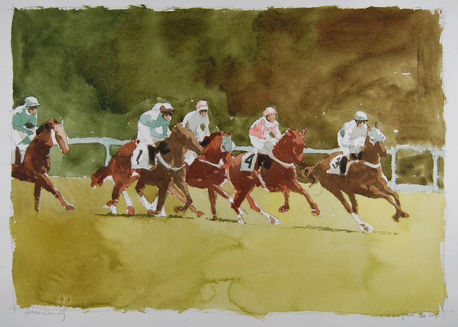 Cross Country #1 Painting by Stephen Rutherford