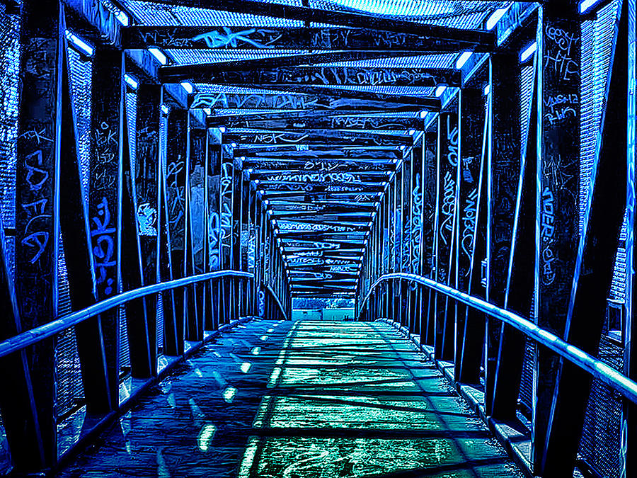 Bridge Photograph - Cross over #1 by Camille Lopez