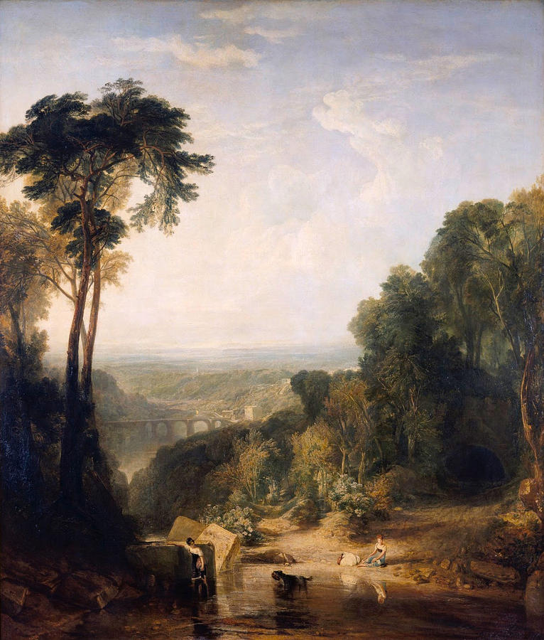 Joseph Mallord William Turner Painting - Crossing the Brook #1 by JMW Turner