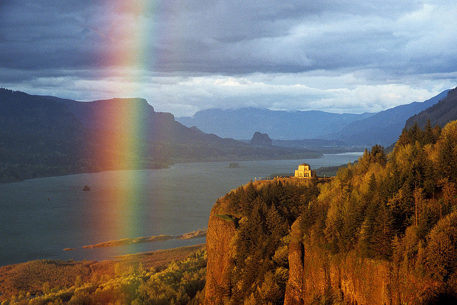 Crown Point Rainbow #1 Photograph by Doug Davidson