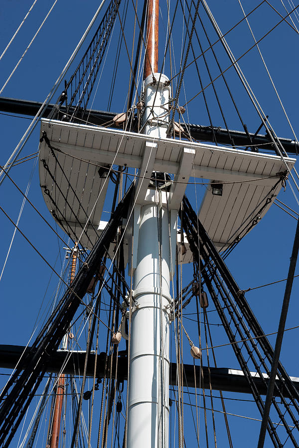 Crow's nest, USS Constellation Photograph by Bruce Beck - Fine Art America