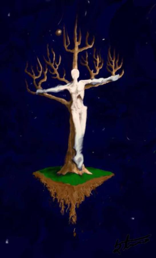 Easter Digital Art - Crucifix #1 by Steve  Hester