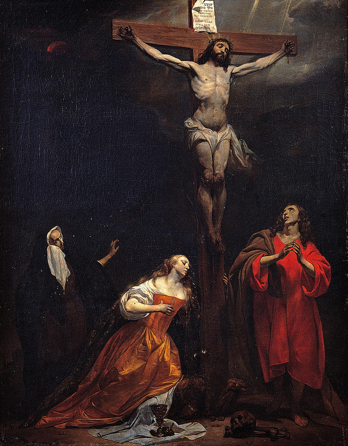 Crucifixion #3 Painting by Gabriel Metsu