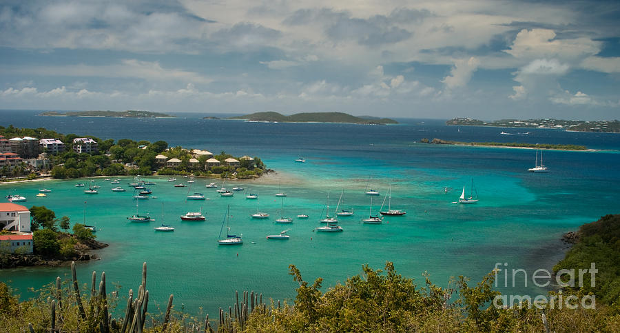 Cruz Bay on St John - US Virgin Island #1 Photograph by Anthony Totah