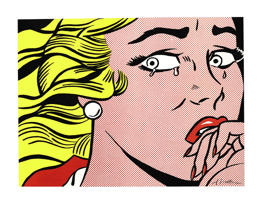 Crying Girl 1963 Pop Art Roy Lichtenstein Photograph By Doc Braham 3329