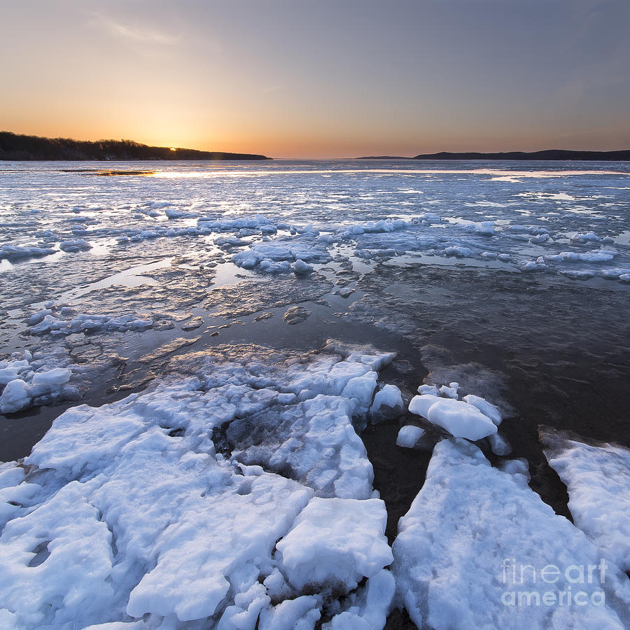Lake Michigan Photograph - Crystal Lake on Ice #1 by Twenty Two North Photography