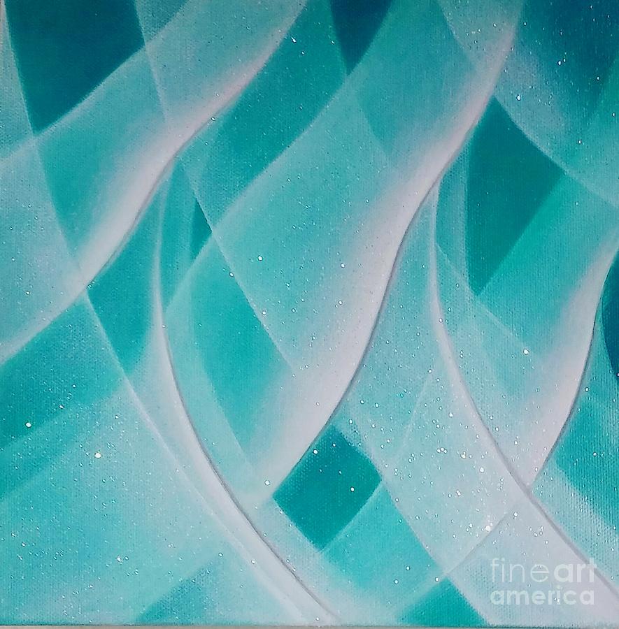 Crystal melody #3 Painting by Kumiko Mayer