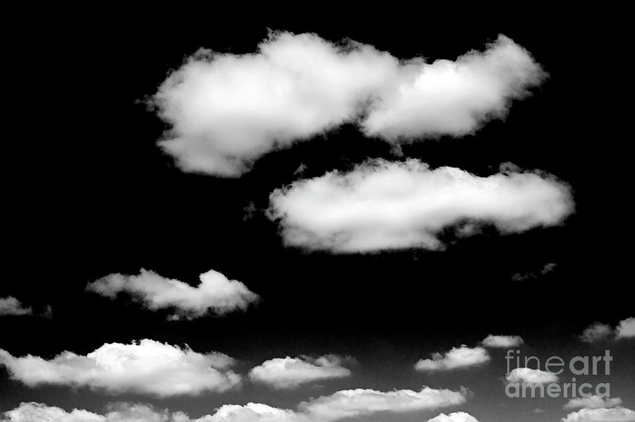 Cumulus Clouds with Natural Patterns #1 Photograph by Jim Corwin