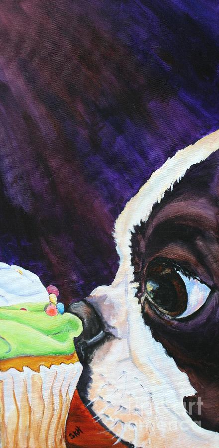 Cupcake Kid #1 Painting by Susan Herber
