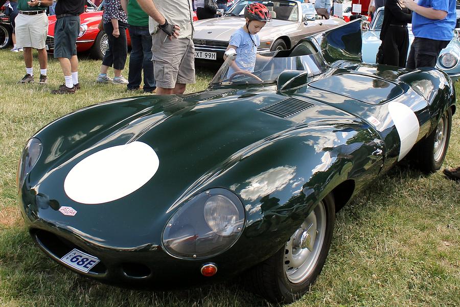 Car Photograph - D-Type Jaguar #1 by Anthony Croke
