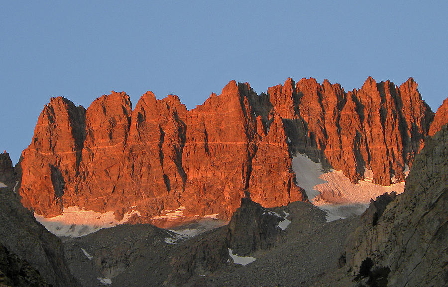 D2M6404 Sunrise on Palisade Crest #1 Photograph by Ed Cooper Photography