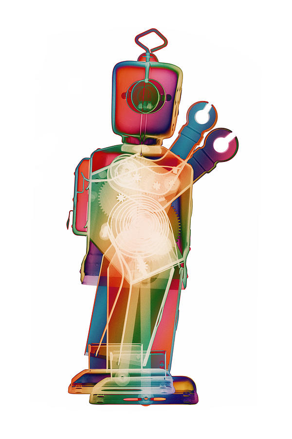 D4X X-ray Robot Art Photograph #1 Photograph by Roy Livingston