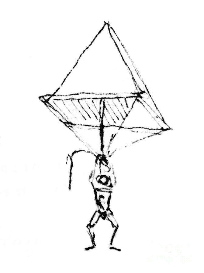 Da Vinci Parachute, 1485 #1 Photograph by Science Source
