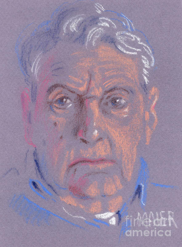Dad 2007 Drawing by Donald Maier