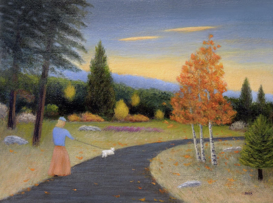 Daily Walk Painting by Gordon Beck