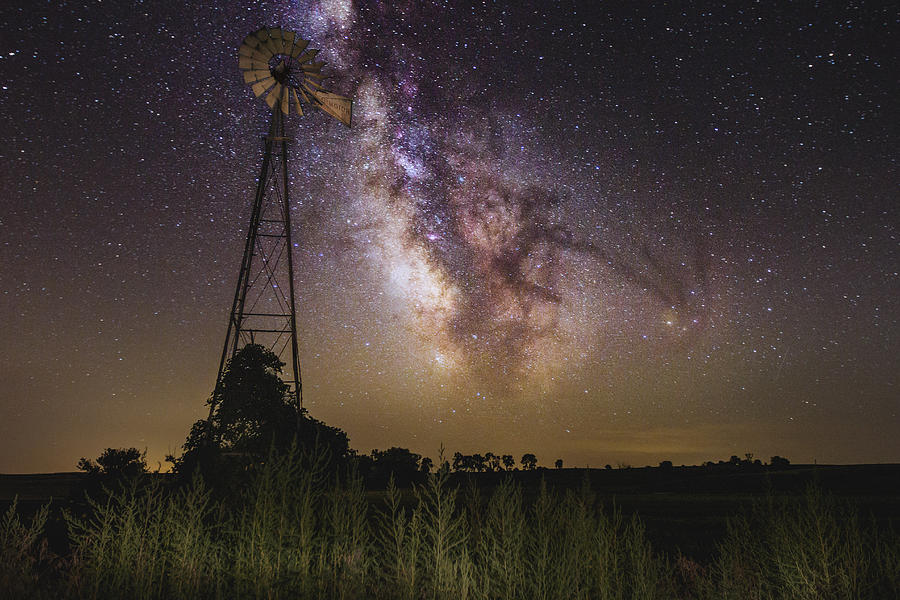 Milky Way Photograph - Dakota Night  #1 by Aaron J Groen