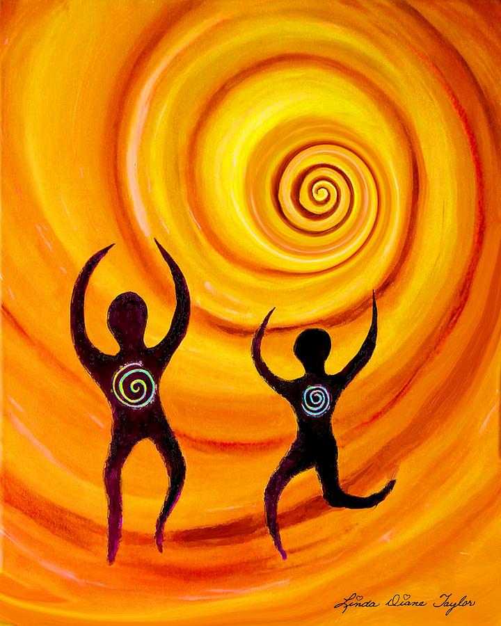 Dance With Life Painting by Linda Diane Taylor