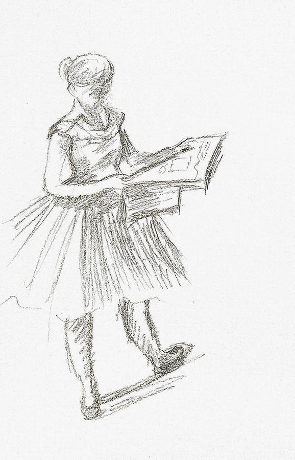 Dancer p #1 Drawing by Hae Kim