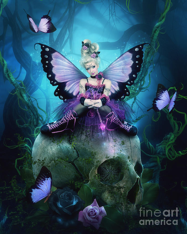 Little Evil Goth Fae Fairy Art Beautiful Dark Art Gothic Fantasy Art