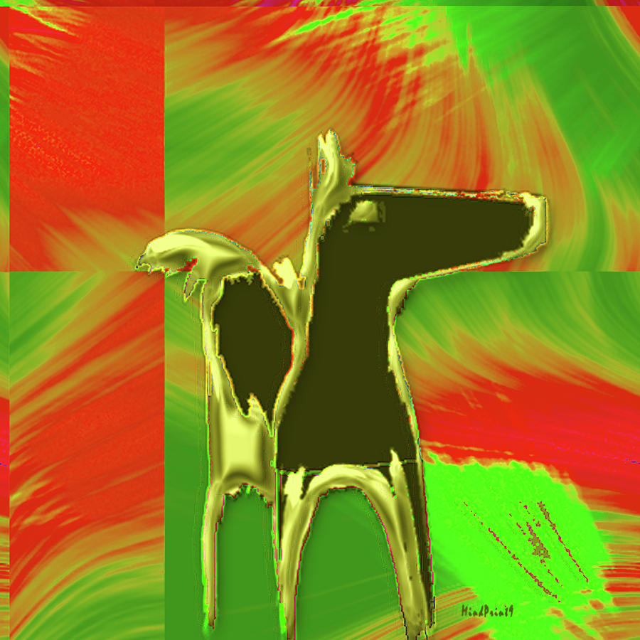 Dark Horse #1 Digital Art by Asok Mukhopadhyay