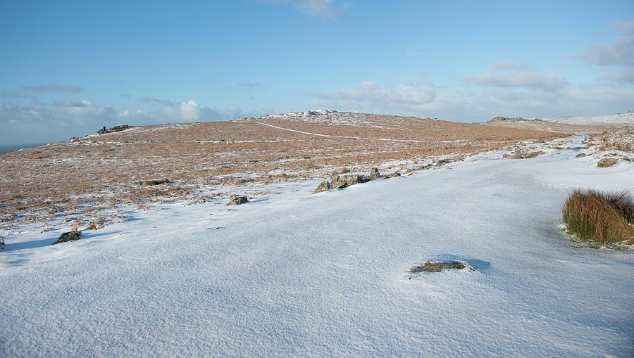 Dartmoor in the Snow iv #1 Photograph by Helen Jackson