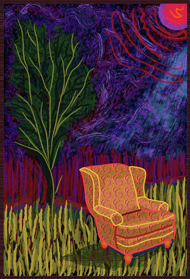 Daves Chair #1 Digital Art by Rod Whyte