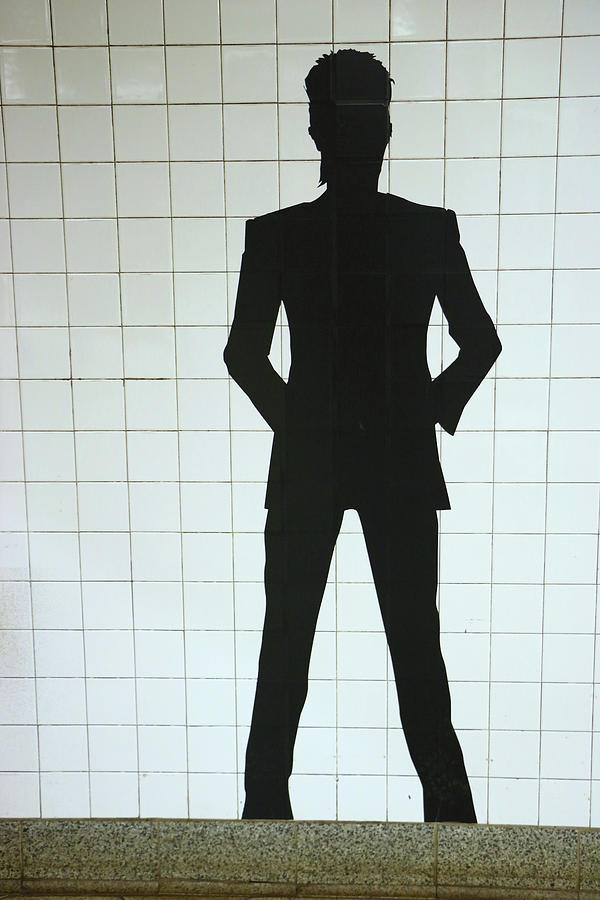 David Bowie N Y C Subway Tribute # 5 Photograph by Allen Beatty