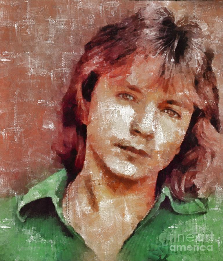 David Cassidy, Singer and Actor #1 Painting by Esoterica Art Agency