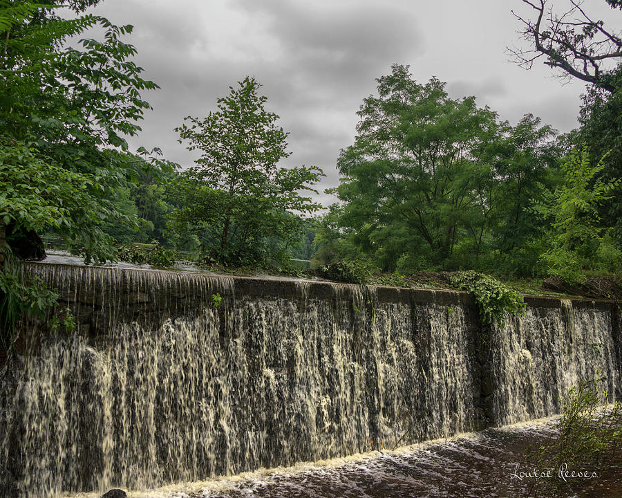 Waterfall Photograph - Davidson Mill Pond #1 by Louise Reeves