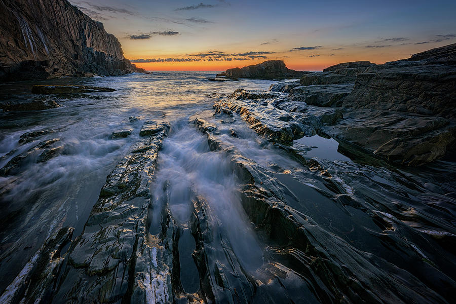 Landscape Photograph - Dawn at Bald Head Cliff #1 by Rick Berk